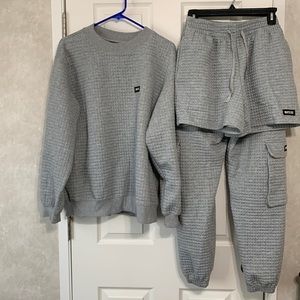 Women’s sz small White Fox 3-pc set